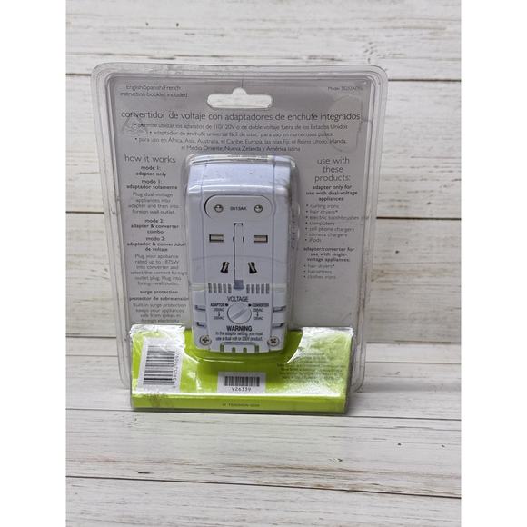 New Conair Travel Smart All In One Adapter And Converter Combo Unit. T523ADN - Picture 2 of 2